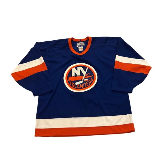 Vintage 90's CCM Center Ice New York Islanders Authentic NHL Hockey Jersey 48 - Picture 1 of 8
